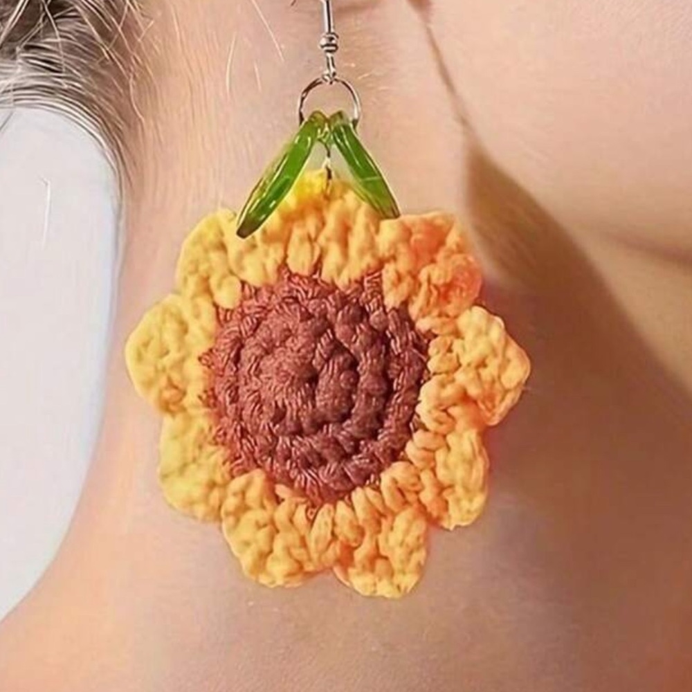 Boutique | Handmade Sunflower Earrings
